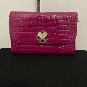 Kate Spade Romy Croc-Embossed Clutch